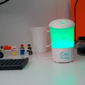 ENA Personal Ultrasonic Aromatherapy and Humidifier Essential Oil USB Diffuser at the Office